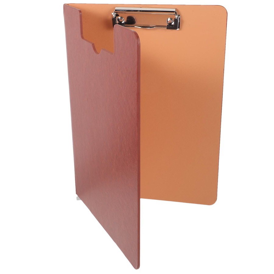 Faltbares Klemmbrett mit Aufbewahrung von Yiran Furniture aus braunem PU-Material für Profis - Bild 3