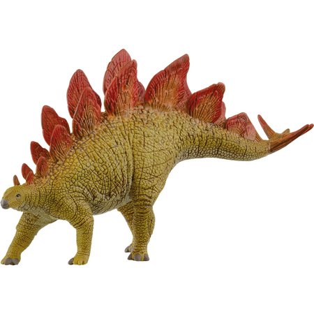 Schleich Dinosaurs Stegosaurus Spielfigur feuerrot gelblich
