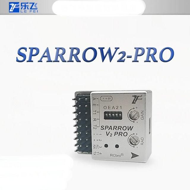 LEFEI Sparrow 2 Pro Digitales RC-Flugsteuerungsmodell mit Festflügel und OSD, kompatibel mit DJI O3 Air Unit und Caddx Nebula, Farbe: Silber - Bild 1