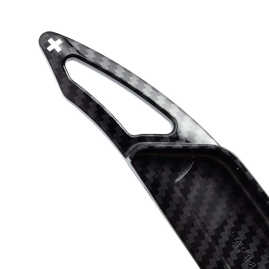 Paddle Shifter Verlängerung Lenkrad Zierleisten Zubehör für Peugeot 2008 3008 5008 GT 508 in Schwarz - Bild 3