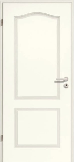 GetaDoor Zimmertür Brillant Classic 4002-B in Weiß, Linksbündig, B: 61,0 cm, H: 198,5 cm - Bild 1