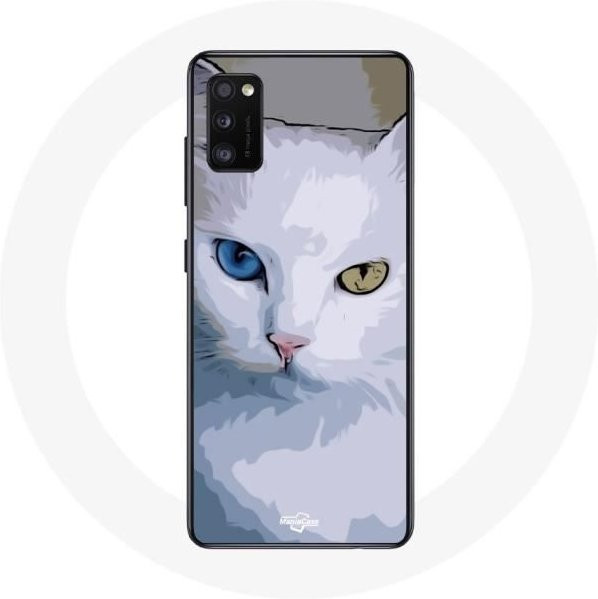 Handyhülle für Oppo A16 von van Katze mit Türkisch Motiv Blaues und Gelbes Auge - Bild 1