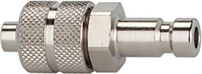 Riegler Nippel für Kupplungen NW 2,7 aus Edelstahl 1.4305 in Silber für Schlauch 5x3 mm - Bild 1