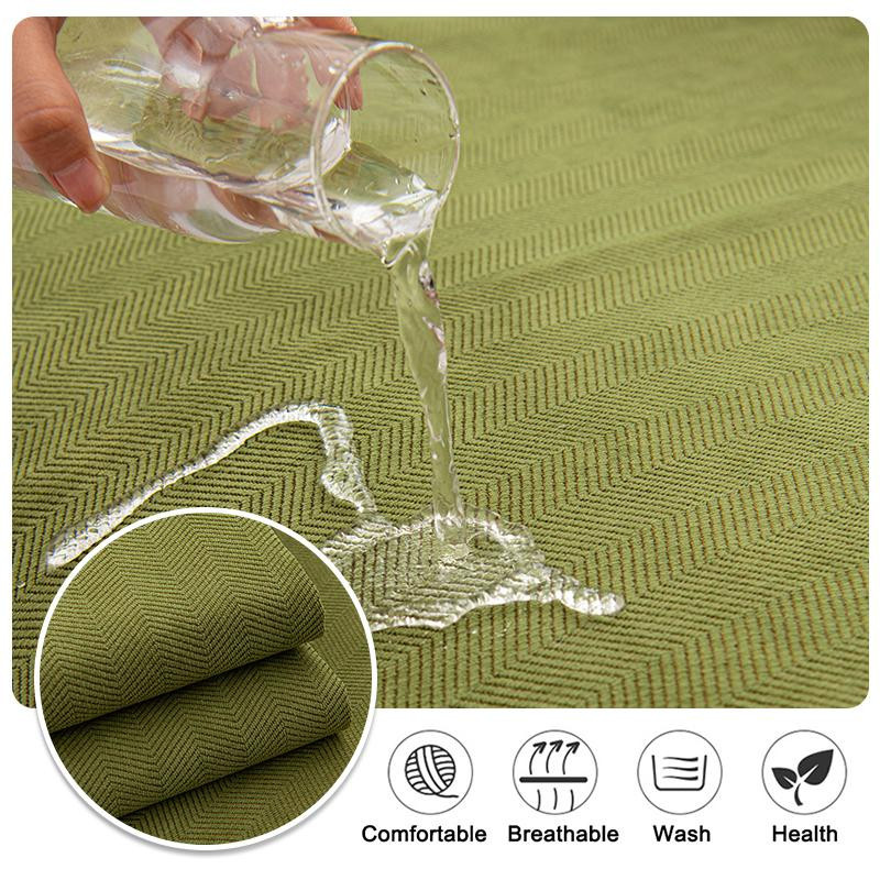 Wasserdichter Chenille Sofabezug von JMG Household Supplies in Grau, rutschfestes Sofakissen für das Wohnzimmer, B/B: 70 x 70 cm - Bild 4