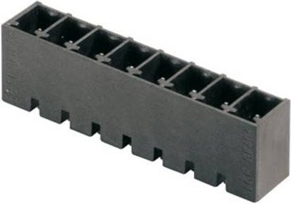 Weidmüller Stiftgehäuse-Platine BC/SC, Polzahl 14, Schwarz, 300 Stück, 1222740000 - Bild 1