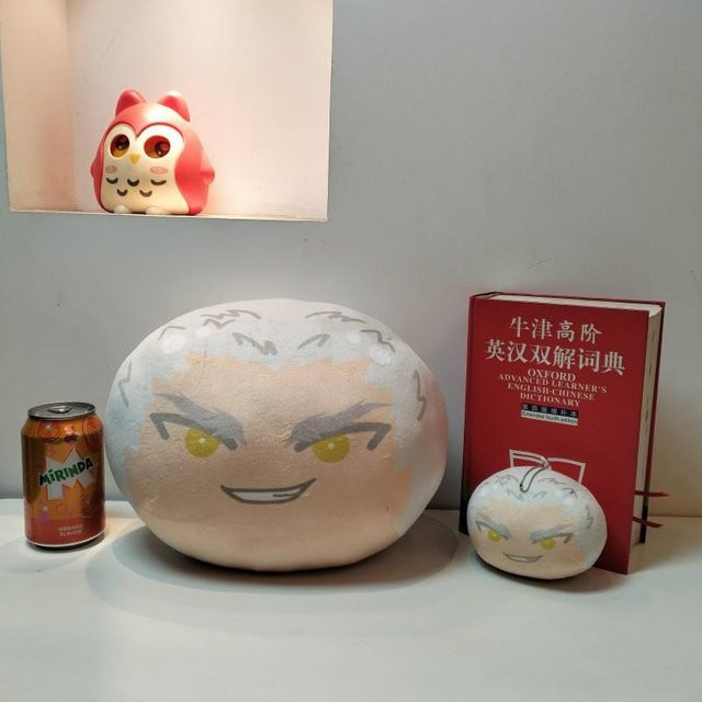 Yiran toy One-Punch Man Omanjuu Niginigi Maskottchen, Plüsch Schlüsselanhänger, ab 14 Jahren - Bild 1
