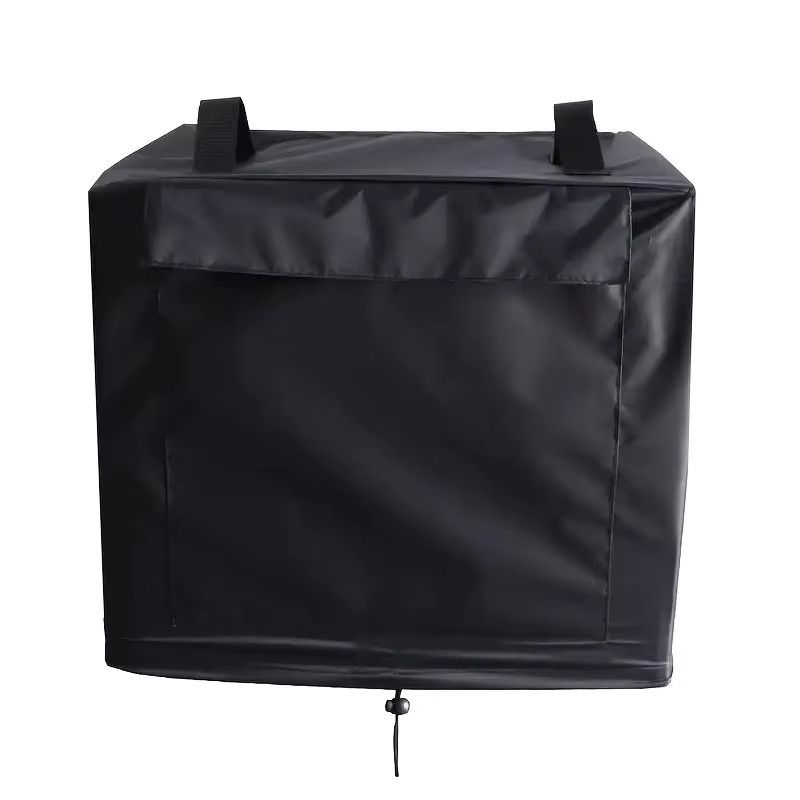 Ninja Holz-Feuergrill-Abdeckung mit Taschen in Schwarz für Outdoor-Pizzaöfen und Camping - Bild 3