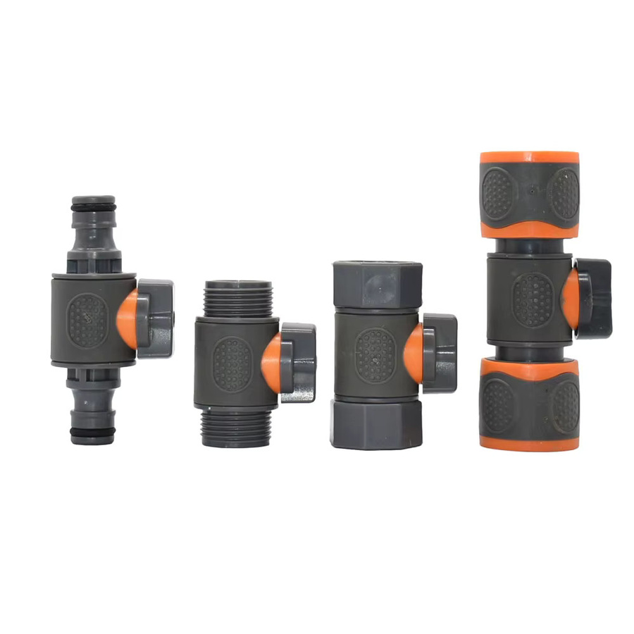 GHHWL Schnellkupplung 3/4 Zoll Wasserhahn Adapter für Gartenschlauch und Bewässerungspistole mit Innen- und Außengewinde - Bild 2