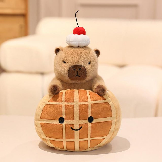 Yiran toy Capybara im Cupcake, Plüschtier, 20cm, ab 3 Jahre - Bild 1