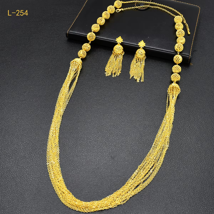 ANIID Halskette & Ohrringe Set, Gold, Damen, Hochzeit - Bild 3