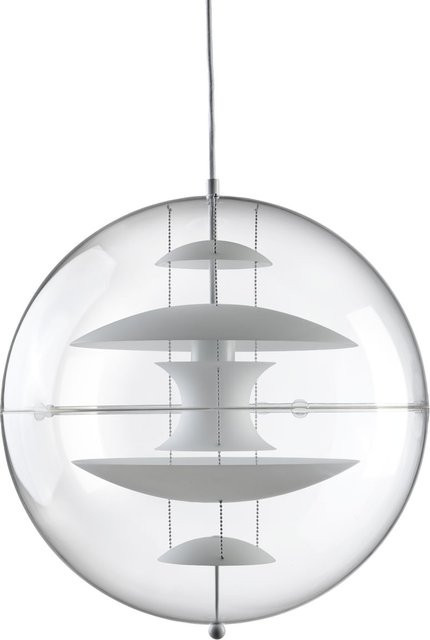 Verpan Vp Globe Pendelleuchte in Weiss mit Glaskugel und warmweissem Licht - Bild 1