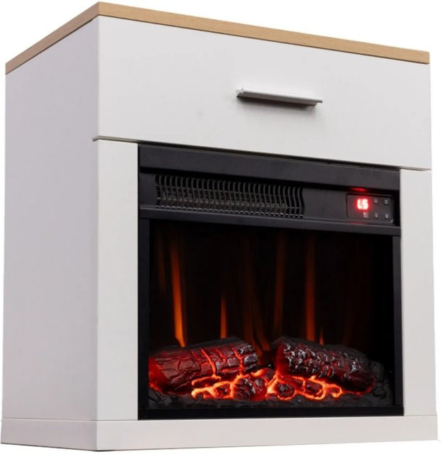 HOMAVO Elektrokamin mit Nachttisch 1000W 14 Zoll - Bild 1