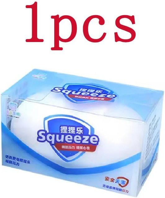Seifenball Squishy Seife Stressball Fidget Spielzeug, Runde Blöcke, Gefüllt - Bild 1