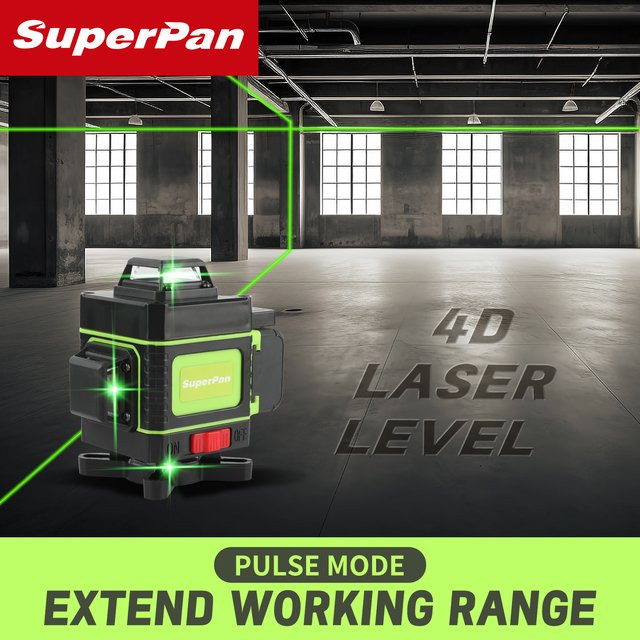 SURPERPAN 16-Linien-Grünlaser mit automatischer Nivellierung für Innen- und Außenbereiche - Bild 1