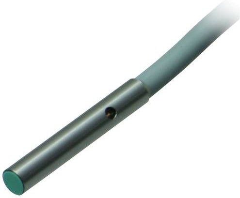 Pepperl+Fuchs Induktiver Sensor NBB0,8-4M25-E2-0,3M-V3 224134 PNP, bündig montierbar, Silber - Bild 1