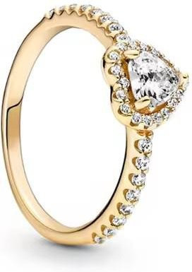 Ring 925 Silber, Zirkonia, Herzförmig, Damen - Bild 1