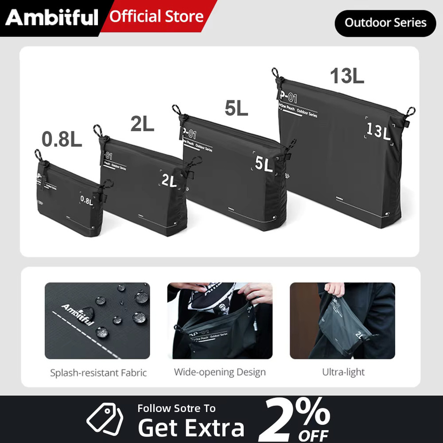 AMBITFUL AP01 Mehrzweck-Tragetasche wasserdicht, Schwarz, für Kamera, Blitz und Speedlite - Bild 2