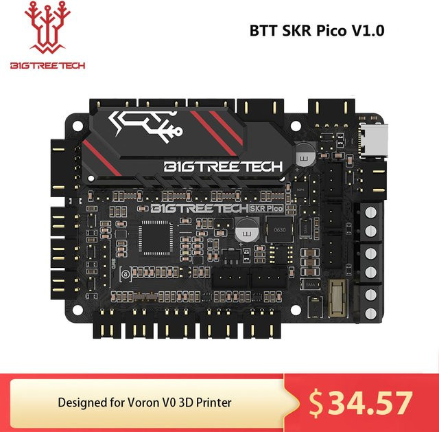 BIGTREETECH SKR PICO V1.0 Motherboard für Voron V0.1 3D Drucker mit TMC2209 und Raspberry Pi Kompatibilität in Schwarz - Bild 1