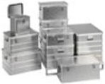 Gmöhling Transportkiste A 1599 professional aus Aluminium in Silber mit 73 l Volumen, stapelbar und wasserdicht - Bild 1
