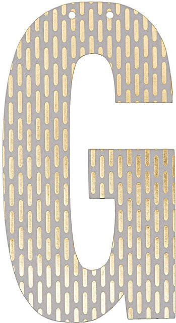 Rico Design Buchstabe G für Girlande aus Papier, Höhe: 14 cm - Bild 1