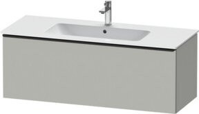 Duravit Waschtischunterschrank D-Neo wandhängend, Farbe Schwarz/Grau/Weiß, B: 121 cm, T: 46,2 cm, H: 44 cm - Bild 1