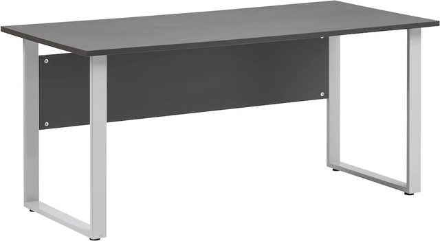 PROREGAL Schreibtisch Hippo für Büro in Anthrazit, H 73 cm x B 160 cm x T 75 cm - Bild 1