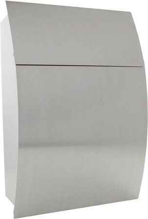 Rottner Briefkasten Depot aus Edelstahl in Grau, B: 32 cm, H: 44,5 cm - Bild 1