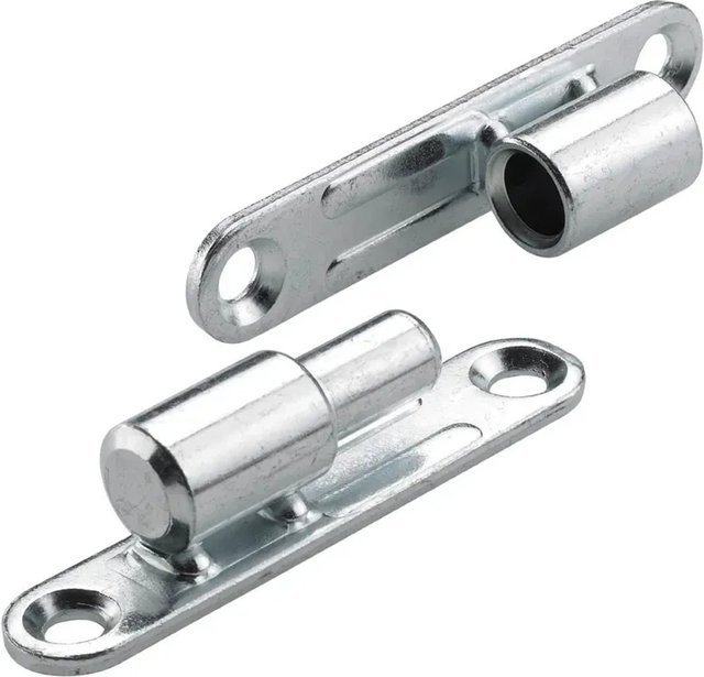 Hettich Renovierband aus verzinktem Stahl in Silber Ø 15 mm, 2 Stück - Bild 1