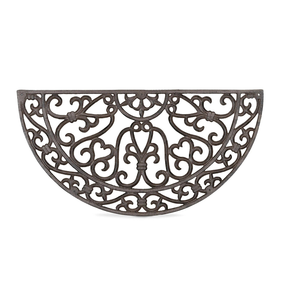 Relaxdays Fußabtreter aus Gusseisen in Bronze, wetterfest und rutschfest, B: 60 cm, T: 31 cm, H: 2 cm - Bild 2