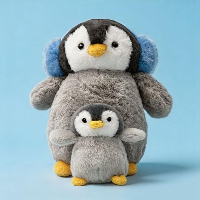 Yiran toy Tier-Stofftier, Plüsch / Textil, Grau, ab 0 Jahre - Bild 1