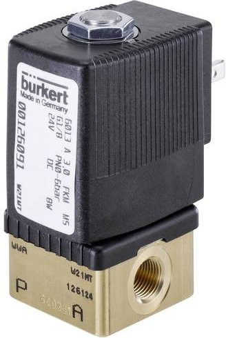Bürkert Direktgesteuertes Ventil 126091 6013 24 V/DC G 1/8 Muffe Nennweite 3mm multicolor - Bild 1