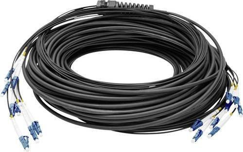 Digitus Glasfaser Kabelpeitsche Singlemode OS2 LC/UPC auf LC/UPC, 100 m, Schwarz - Bild 2