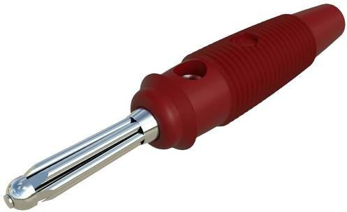Hirschmann Test & Measurement BUELA 30 K Büschelstecker gerade, Farbe: Rot, Stift-Ø: 4mm - Bild 1