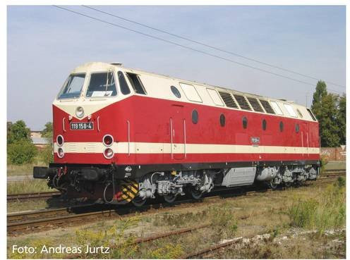 Piko Diesellok BR 119 Museum der DB AG, TT, 1:120, Rot - Bild 1