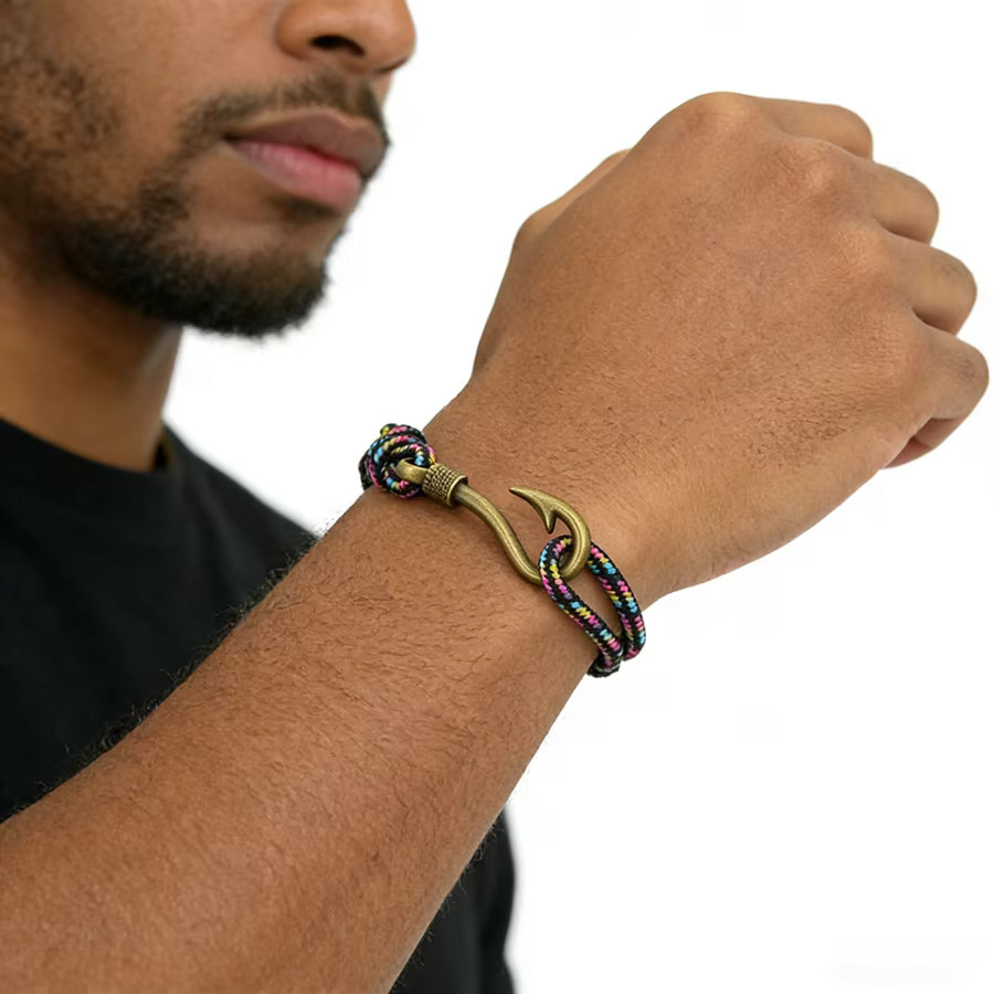 Noter Armband, Angelhaken, 3 mm, Herren - Bild 1