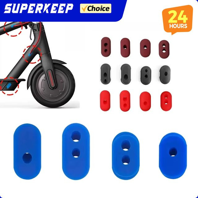 4/5 Stück Gummi Ladeport-Abdeckung für Xiaomi M365 Pro 1S Pro 2 Elektrische Roller wasserdichte Staubschutz-Stecker - Bild 1