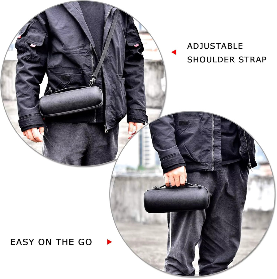 Schutztasche Paiyule in Schwarz kompatibel mit Bushnell Wingman 2 und Wingman Golf GPS-Lautsprecher - Bild 5