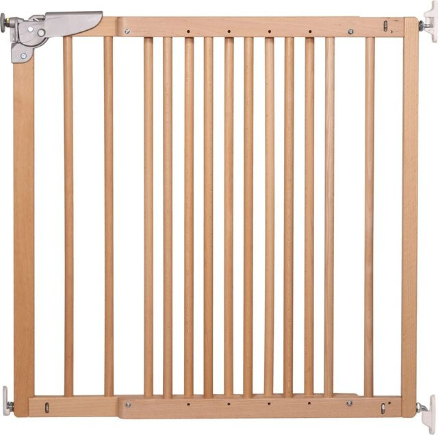 Dolle Sicherheitsgitter Pia Schwenkgitter aus Massivholz in Braun, Breite: 75,6 - 110,4 cm - Bild 1