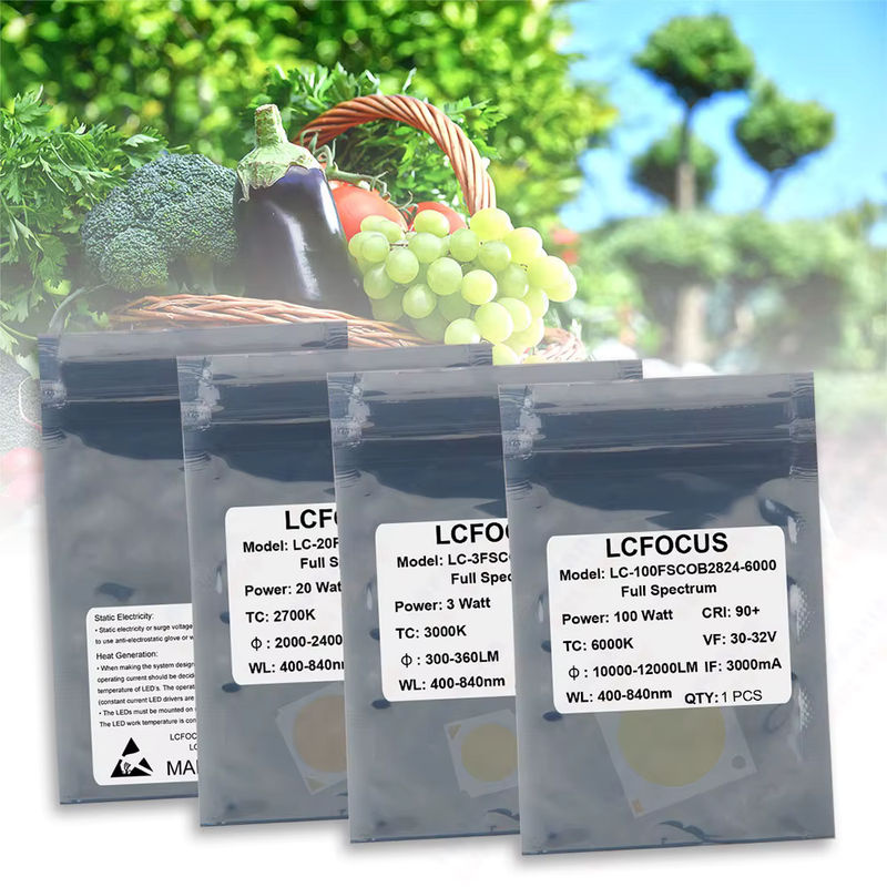 COB-LED-Wachstumslichter für Hydroponik mit Vollspektrum 400–840 nm für Zimmerpflanzen, Keimung und Blüten - Bild 4