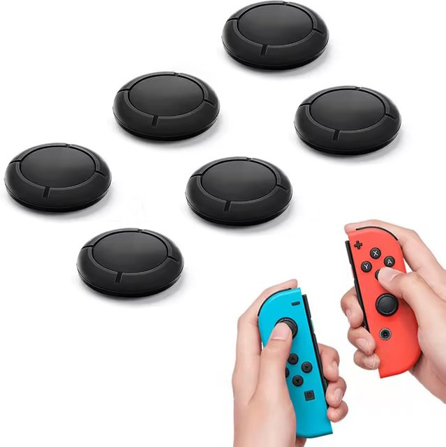 3D Analog Ersatzkappen mit Daumengriff für Nintendo Switch, OLED und Lite Controller Joystick Abdeckung - Bild 1