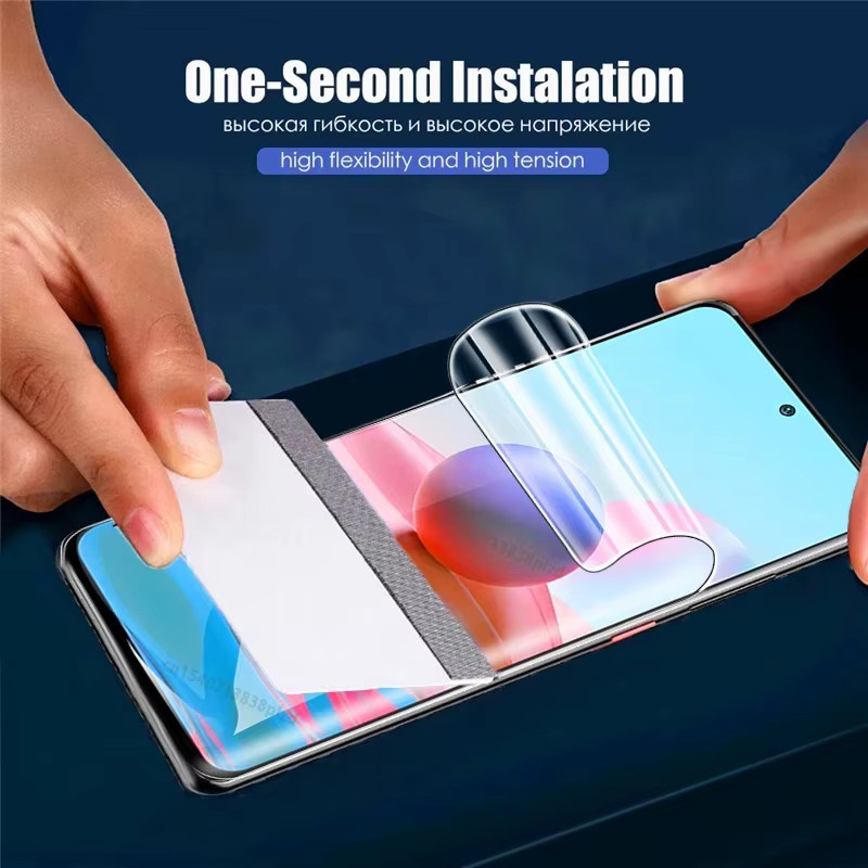 3er Pack Xiaomi Hydrogel Display Schutzfolie Transparent für Redmi Note 14 14S 13 12 11 Pro 13C 14C 11S 12S 10S 10 10A 10C 10T 9S 9A 9C 11T 5G - Bild 6