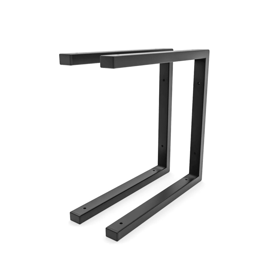 HEVVA Schwerlast Regalhalter ERLENBERG 2er Set Schwarz matt Tiefe: 35 cm - Bild 2