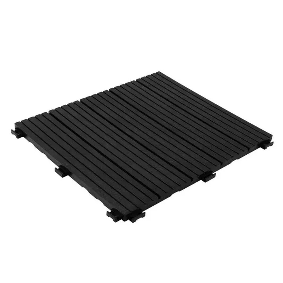 Karat Klickfliese Claire Terrassenfliese mit Klick-System aus WPC in Grau, B/B: 30 x 30 cm - Bild 2