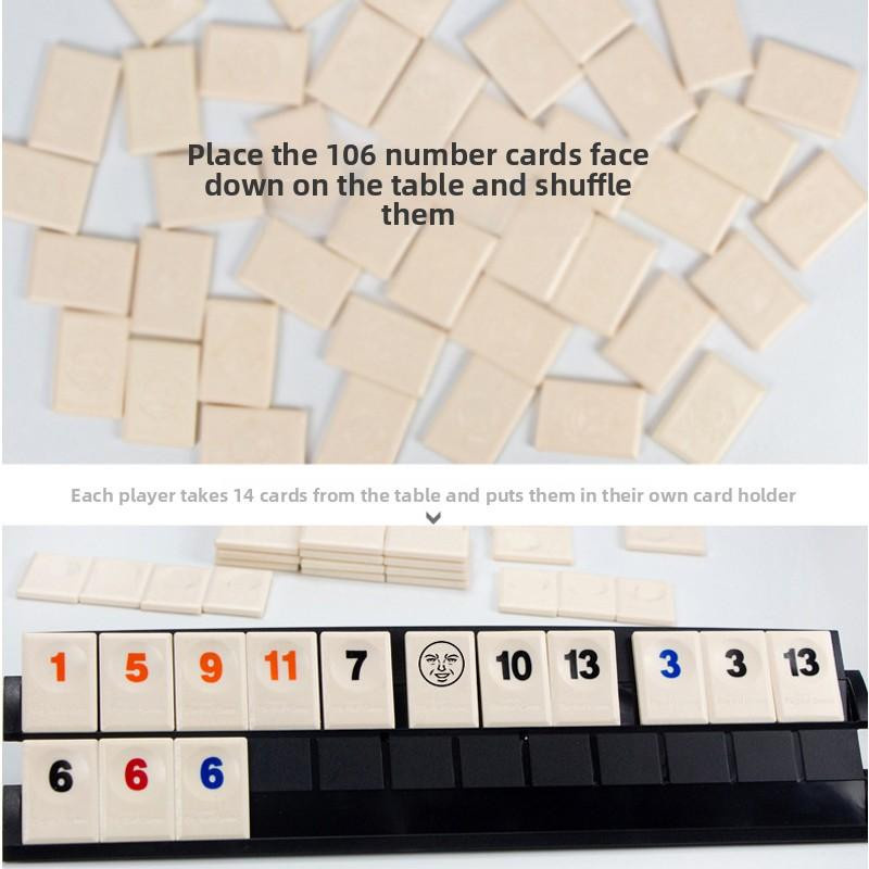 Yiran toy Rummy Würfelspiel Brettspiel Bunt / Mehrfarbig 7-12 Jahre - Bild 3