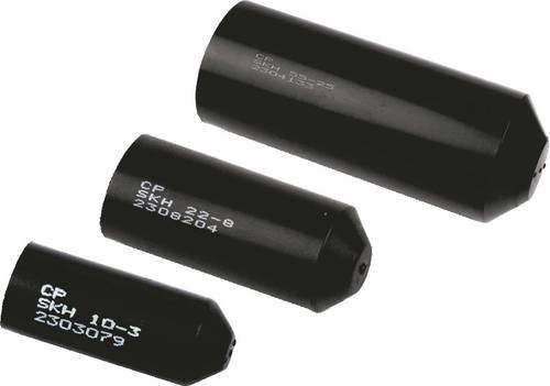 CellPack Warmschrumpf-Endkappe Schwarz, Innendurchmesser: 15 mm - Bild 1