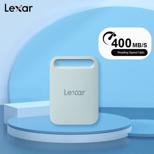 Lexar SL260 Tragbare SSD mit USB-C Anschluss, 1 TB oder 2 TB, Schwarz - Bild 1
