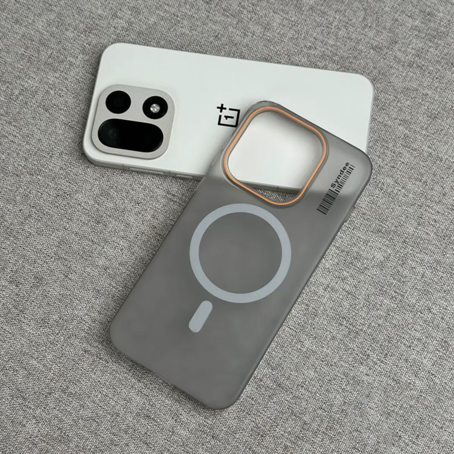Candy Color Translucent Magnetische Handyhülle für OnePlus 15, 15T und 13R in Schwarz und Multicolour, Frosted PC Schutzhülle mit Anti-Fall Funktion - Bild 2