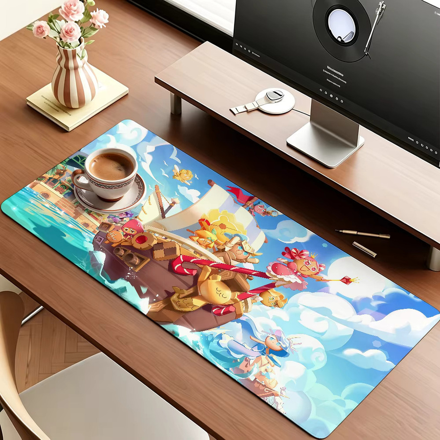 Game C-Cookie R-Run Kingdom Mauspad in Multicolour, rutschfeste Gaming-Schreibtischunterlage mit Gummikante - Bild 4