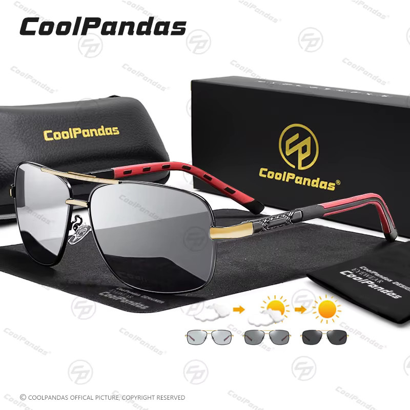 COOLPANDAS Sonnenbrille, Aluminium, polarisiert, Unisex, Vollrand - Bild 3
