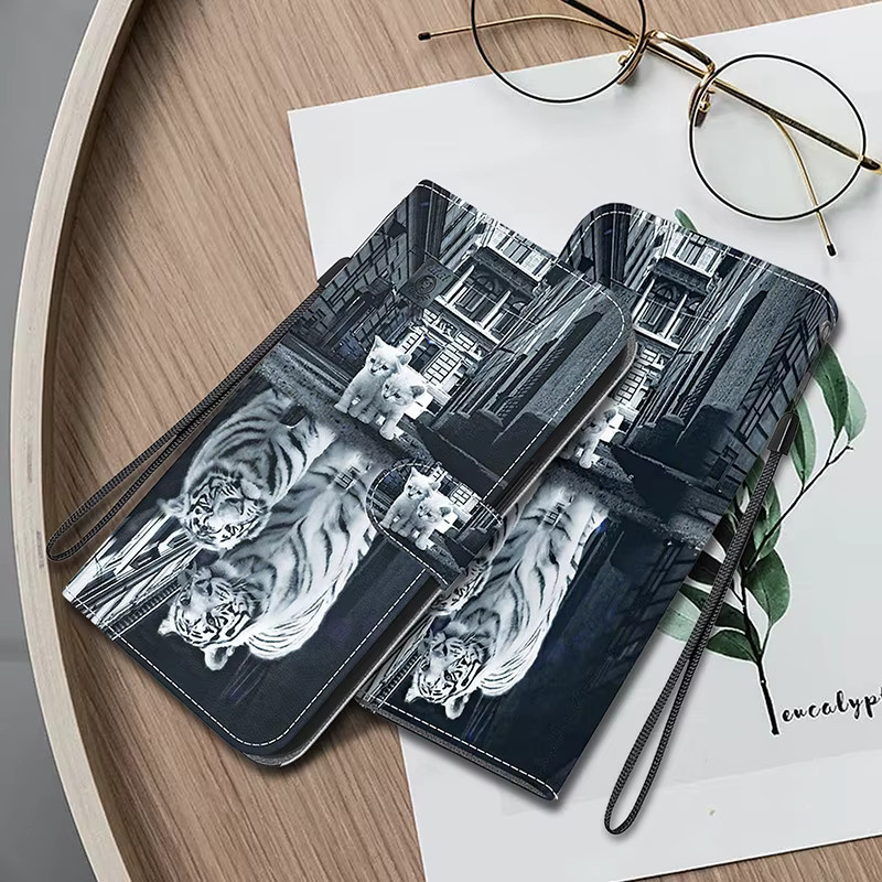Magnetische Cartoon Brieftasche als Stand-Flip-Hülle für Samsung Galaxy S24 Ultra S23 S24 FE S22 S21 S20 Ultra und S20 Lite als Buch-Umschlag-Case - Bild 3